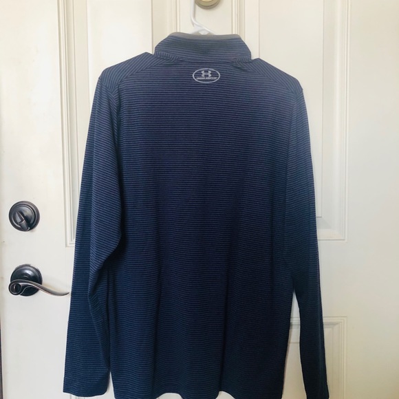 Under Armour Men’s Longsleeves Blue Stripes Medium - Picture 6 of 8